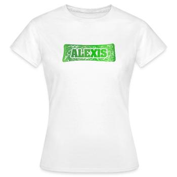 Alexis - Frauen T-Shirt - Weiß - Vorne - AI Model Female 172 dark (172cm)