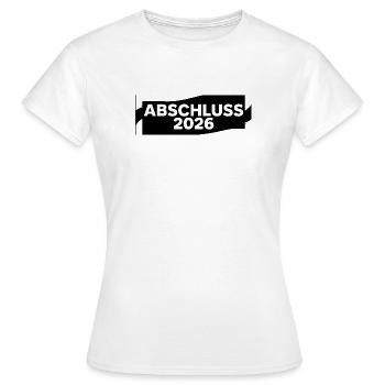 Schlichtes Abi Design - Frauen T-Shirt - Weiß - Vorne - AI Model Female 172 dark (172cm)
