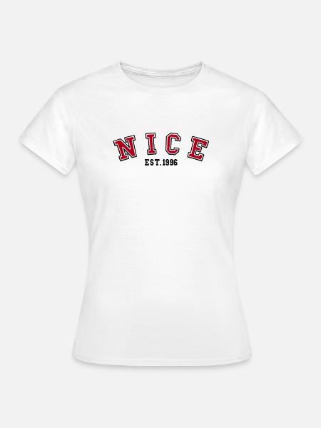 Nice, gegründet 1996 - Frauen T-Shirt - Weiß