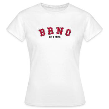Brünn gegründet 1976 - Frauen T-Shirt - Weiß - Vorne - AI Model Female 172 dark (172cm)