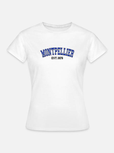 Montpellier gegründet 1976 - Frauen T-Shirt - Weiß