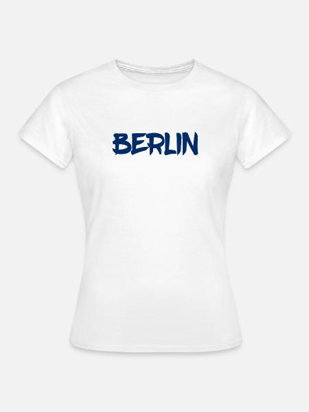 Berlin - Deutschland - Hauptstadt - Berliner Bär - Frauen T-Shirt - Weiß