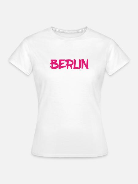 Berlin - Deutschland - Hauptstadt - Berliner Bär - Frauen T-Shirt - Weiß