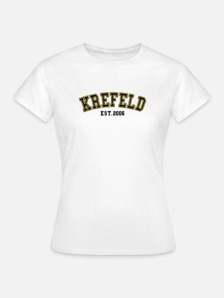 Krefeld, gegründet 2006 - Frauen T-Shirt - Weiß