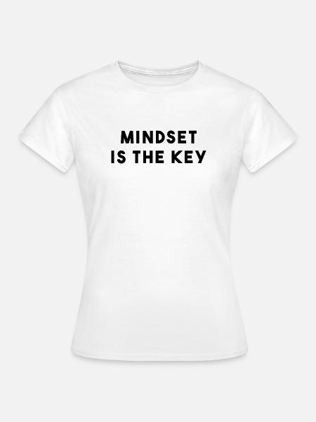 Mindset Key - Frauen T-Shirt - Weiß