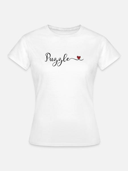 Puzzle - Frauen T-Shirt - Weiß