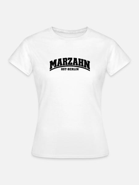 Marzahn - Ost-Berlin - Bezirk - Deutschland - Frauen T-Shirt - Weiß