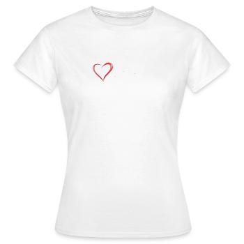 Bergame dans l’âme - T-shirt Femme - blanc - Devant - AI Model Female 172 dark (172cm)