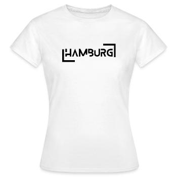 Hambourg - T-shirt Femme - blanc - Devant - AI Model Female 172 dark (172cm)