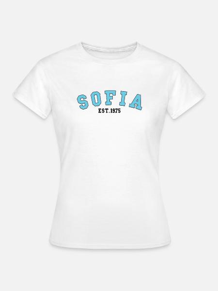 Sofia_Est_1975 - Frauen T-Shirt - Weiß