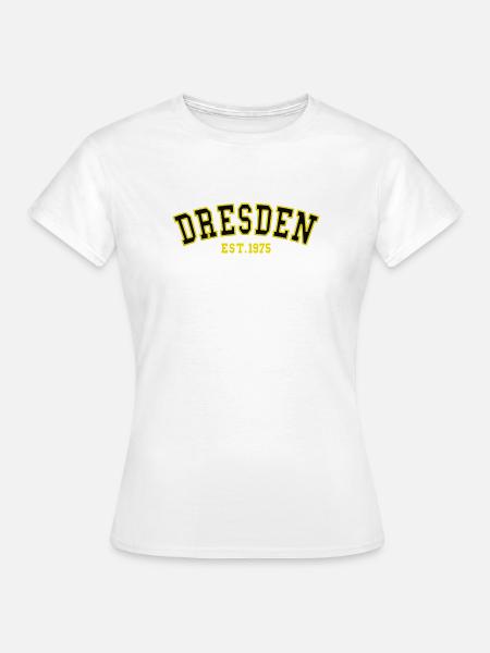 Dresden Est. 1975 - Frauen T-Shirt - Weiß
