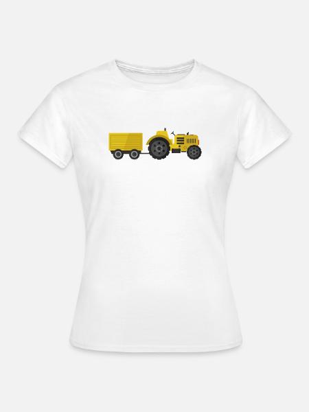 Traktor - Frauen T-Shirt - Weiß