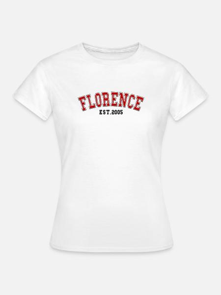 Florenz Est. 2005 - Frauen T-Shirt - Weiß