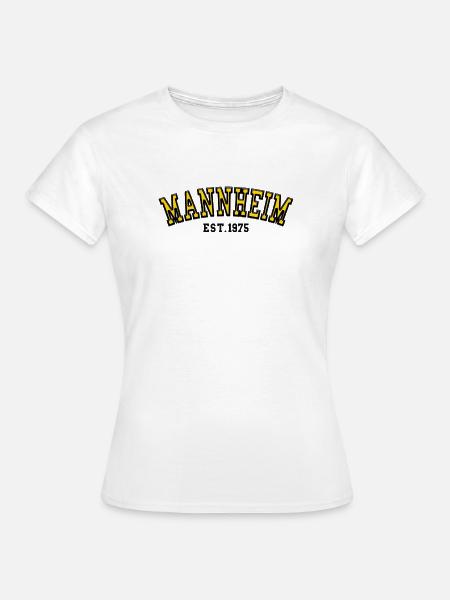 Mannheim Gründung 1975 - Frauen T-Shirt - Weiß
