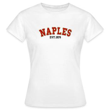 Naples Est. 1976 - Women's T-Shirt - white - Front - AI Model Female 172 dark (172cm)