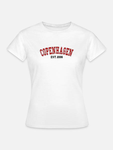 Kopenhagen Est. 2006 - Frauen T-Shirt - Weiß