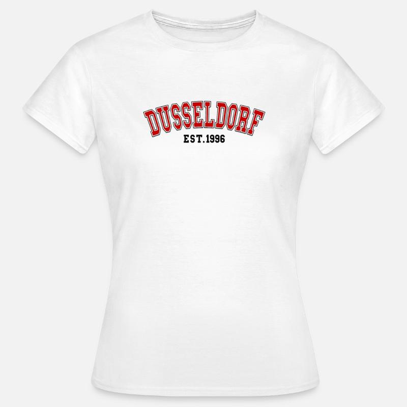 Düsseldorf gegründet 1996 - Frauen T-Shirt - Weiß