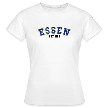 Essen Fondée en 1986 - T-shirt Femme - blanc - Devant - AI Model Female 172 dark (172cm)