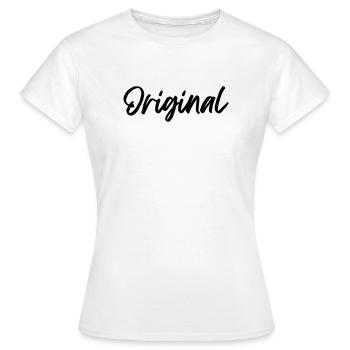 Langue source - T-shirt Femme - blanc - Devant - AI Model Female 172 dark (172cm)