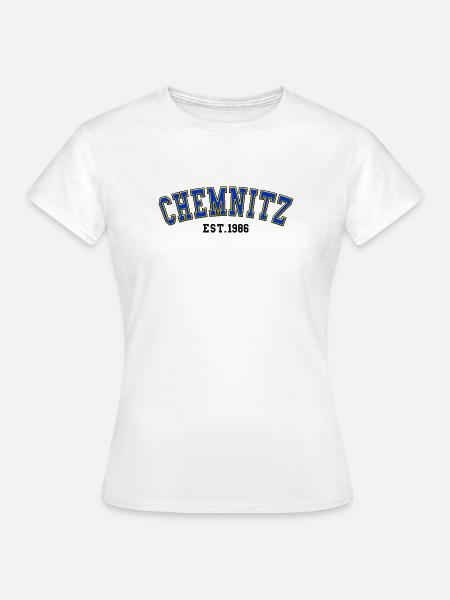 Chemnitz gegründet 1986 - Frauen T-Shirt - Weiß