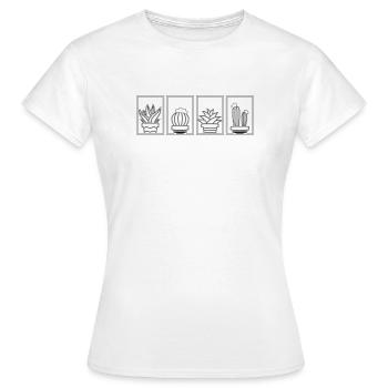 Le fichier de conception manque - T-shirt Femme - blanc - Devant - AI Model Female 172 dark (172cm)