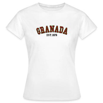 Granada Est. 1976 - Women's T-Shirt - white - Front - AI Model Female 172 dark (172cm)