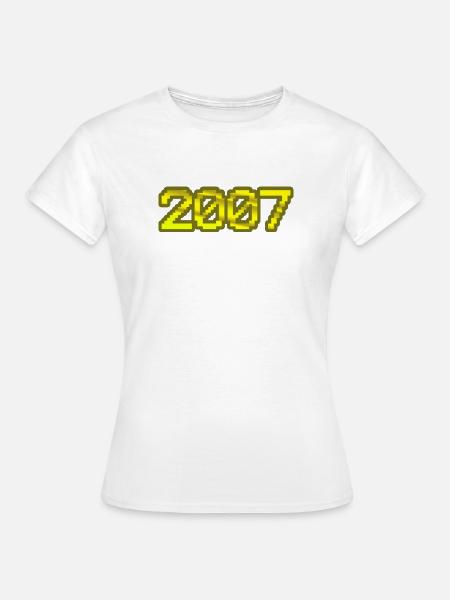 2007 - Frauen T-Shirt - Weiß