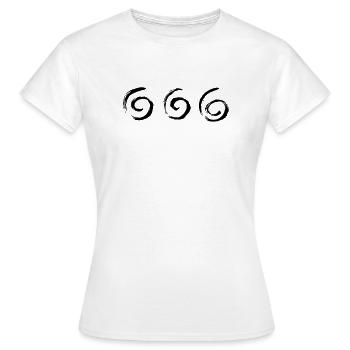 Spiral Spirals Swirls Flourishes - Women's T-Shirt - white - Front - AI Model Female 172 dark (172cm)