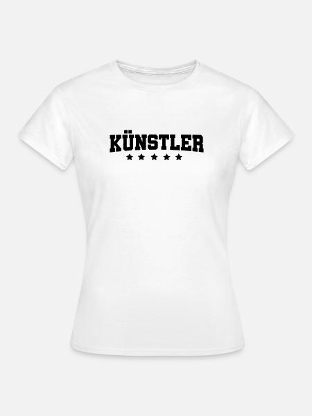 Kuenstler - Frauen T-Shirt - Weiß