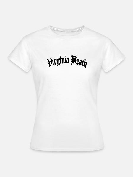 virginia beach - Frauen T-Shirt - Weiß