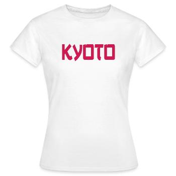 Motif artistique de Kyoto - T-shirt Femme - blanc - Devant - AI Model Female 172 dark (172cm)