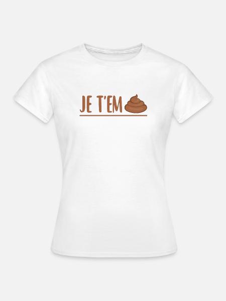 Du bist mir egal - Frauen T-Shirt - Weiß