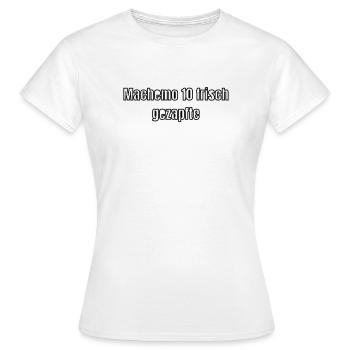 Exploité - T-shirt Femme - blanc - Devant - AI Model Female 172 dark (172cm)