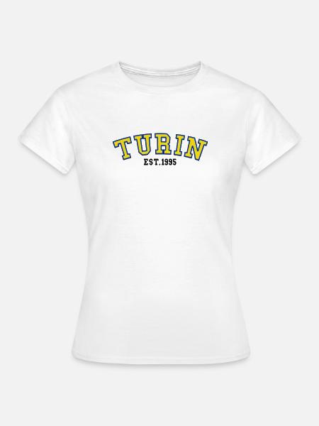 Turin Est.1995 - Frauen T-Shirt - Weiß