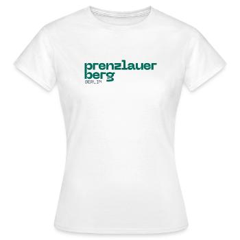 Prenzlauer Berg Berlin - Un design simple et magnifique - T-shirt Femme - blanc - Devant - AI Model Female 172 dark (172cm)