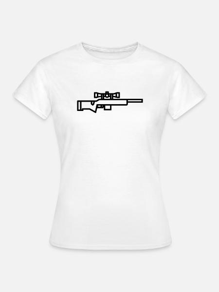 Scharfschütze - Frauen T-Shirt - Weiß