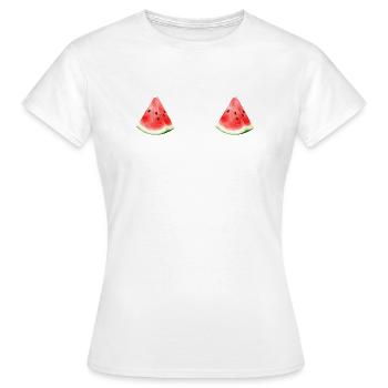 Wassermelone Wassermelone - Frauen T-Shirt - Weiß - Vorne - AI Model Female 172 dark (172cm)