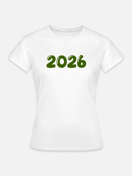 2026 - Frauen T-Shirt - Weiß