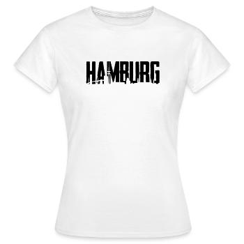 Hambourg - T-shirt Femme - blanc - Devant - AI Model Female 172 dark (172cm)