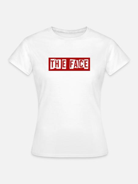 The Face - Frauen T-Shirt - Weiß