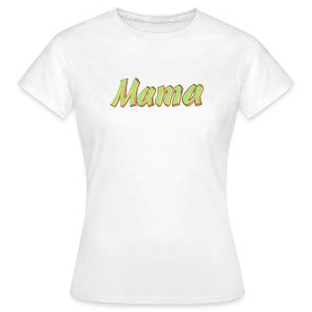 Kosename Mama 3D Style - Frauen T-Shirt - Weiß - Vorne - AI Model Female 172 dark (172cm)