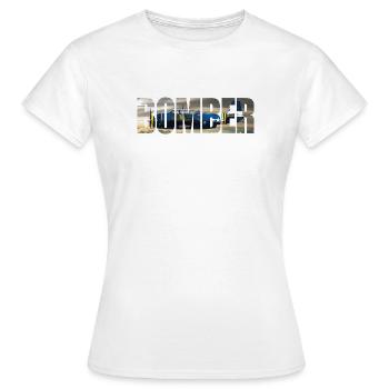 Bomber TBF Avenger - Frauen T-Shirt - Weiß - Vorne - AI Model Female 172 dark (172cm)