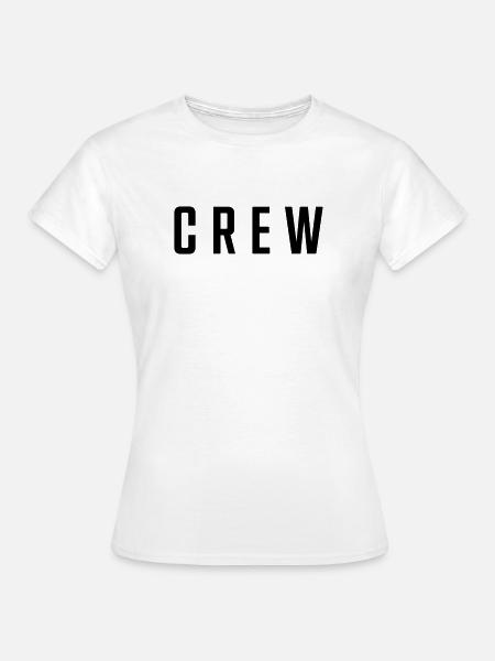 Crew - Frauen T-Shirt - Weiß