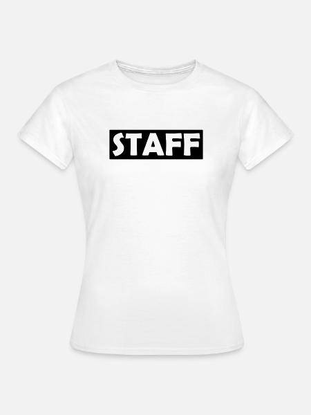 Staff - Frauen T-Shirt - Weiß