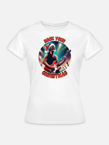 Christmas rock 2 - Frauen T-Shirt - Weiß
