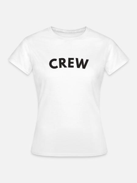 Crew - Frauen T-Shirt - Weiß