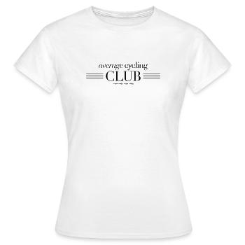 club cycliste moyen - T-shirt Femme - blanc - Devant - AI Model Female 172 dark (172cm)