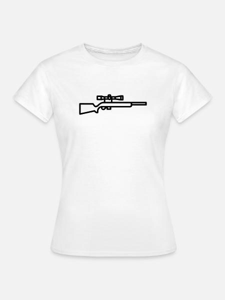 Scharfschütze - Frauen T-Shirt - Weiß