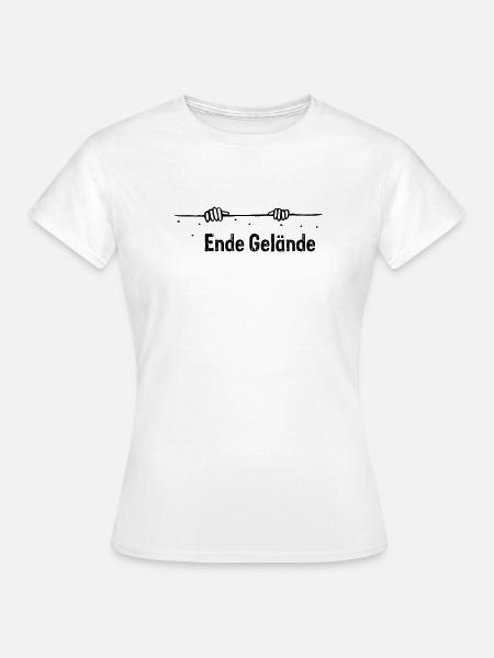 Ende Gelaende - Frauen T-Shirt - Weiß