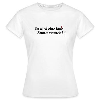 Nuit d’été bruyante - T-shirt Femme - blanc - Devant - AI Model Female 172 dark (172cm)